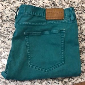 Jade Green Burberry Jeans